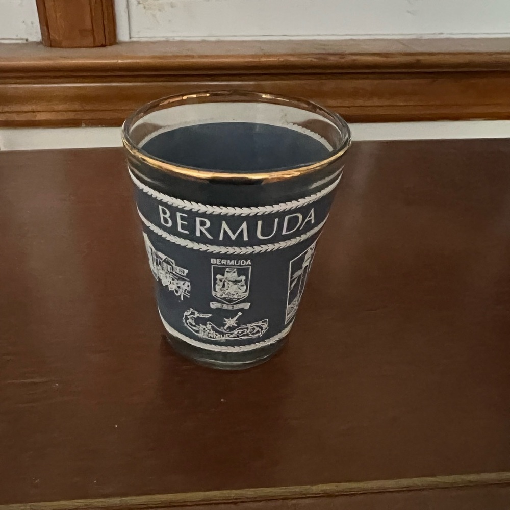 Vintage Souvenir Bermuda Shot Glass